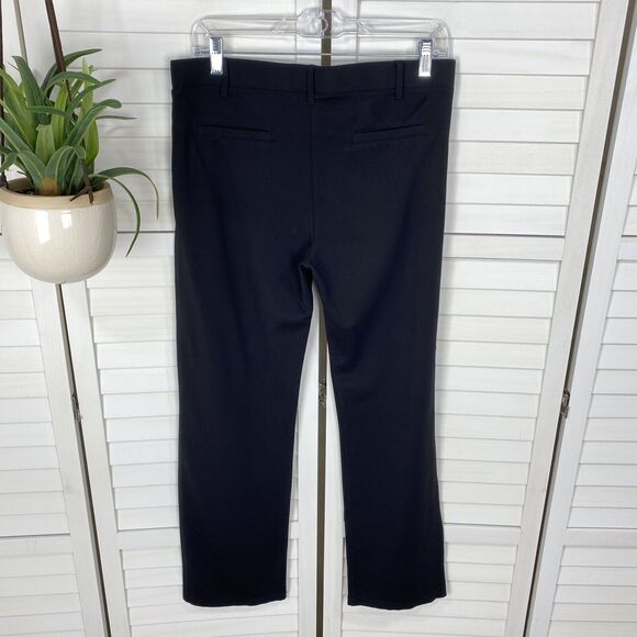 Betabrand Black Straight Leg Classic Dress Yoga Pants Pull On Size L Petite - Picture 5 of 9